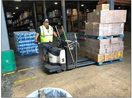 SpartanNash donated three full semi-truck loads of water and much needed food through the Salvation Army, World Central Kitchen and Waggaman Community Outreach.