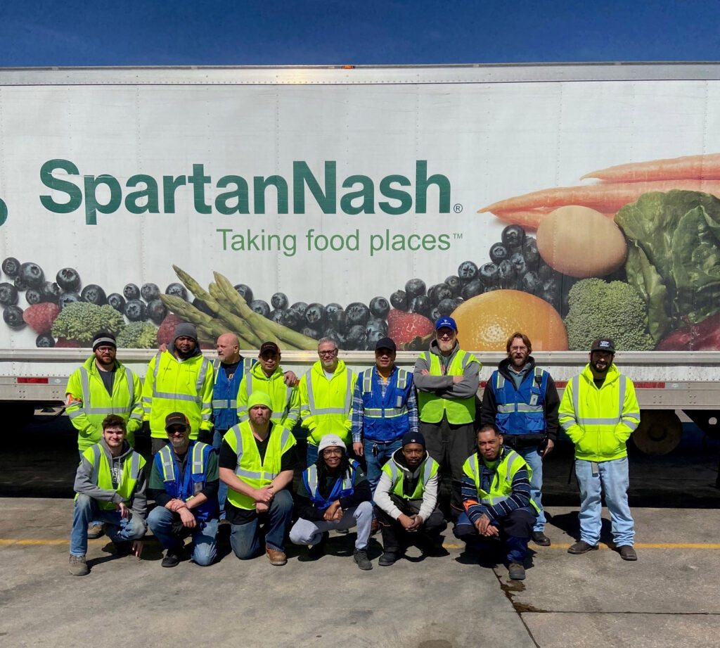 SpartanNash donated food to residents impacted by the devastating effects of atmospheric floods through the American Red Cross.