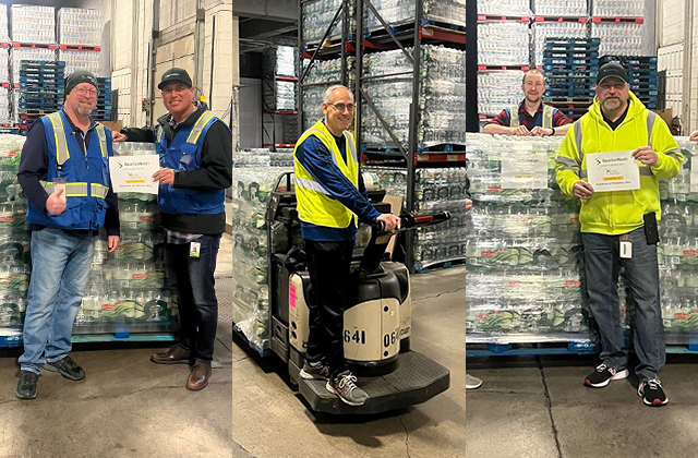 February 2023 – SpartanNash worked with West Ohio Food Bank and The Salvation Army of Northeast Ohio and donated several pallets of Our Family® water.